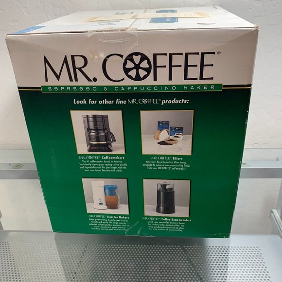 Mr. Coffee Steam Espresso and Cappuccino Maker Model ECM91 New in Sealed Box - Picture 2 of 6